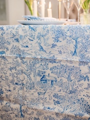 Avalon Home Blue Toile du Jouy Tablecloth - Image 2 of 6
