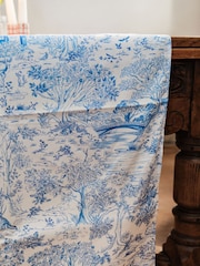 Avalon Home Blue Toile du Jouy Tablecloth - Image 3 of 6
