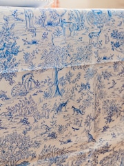 Avalon Home Blue Toile du Jouy Tablecloth - Image 4 of 6