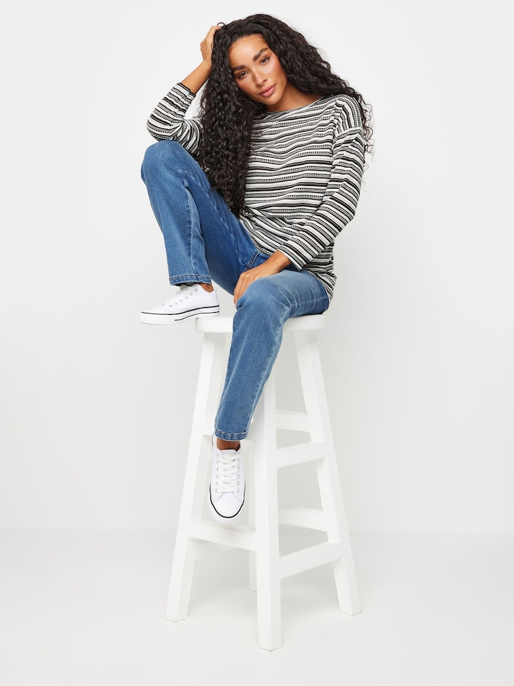 M&Co Stripe Top - Imagem 2 de 4
