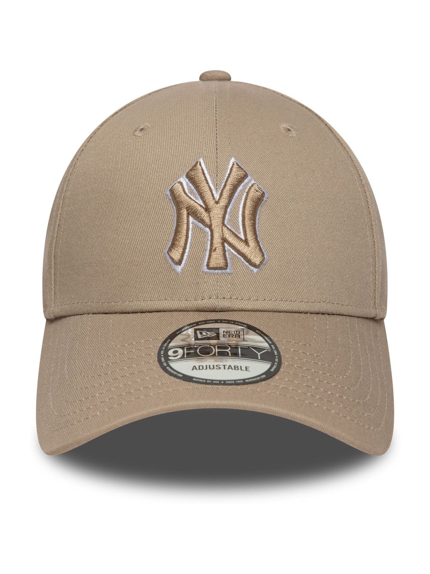Buy New Era Brown Outline 9Forty New York Yankee Cap from Next USA