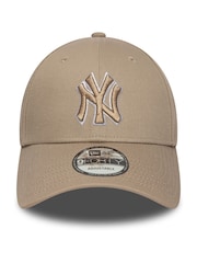 New Era Brown Outline 9Forty New York Yankee Cap - Image 4 of 5