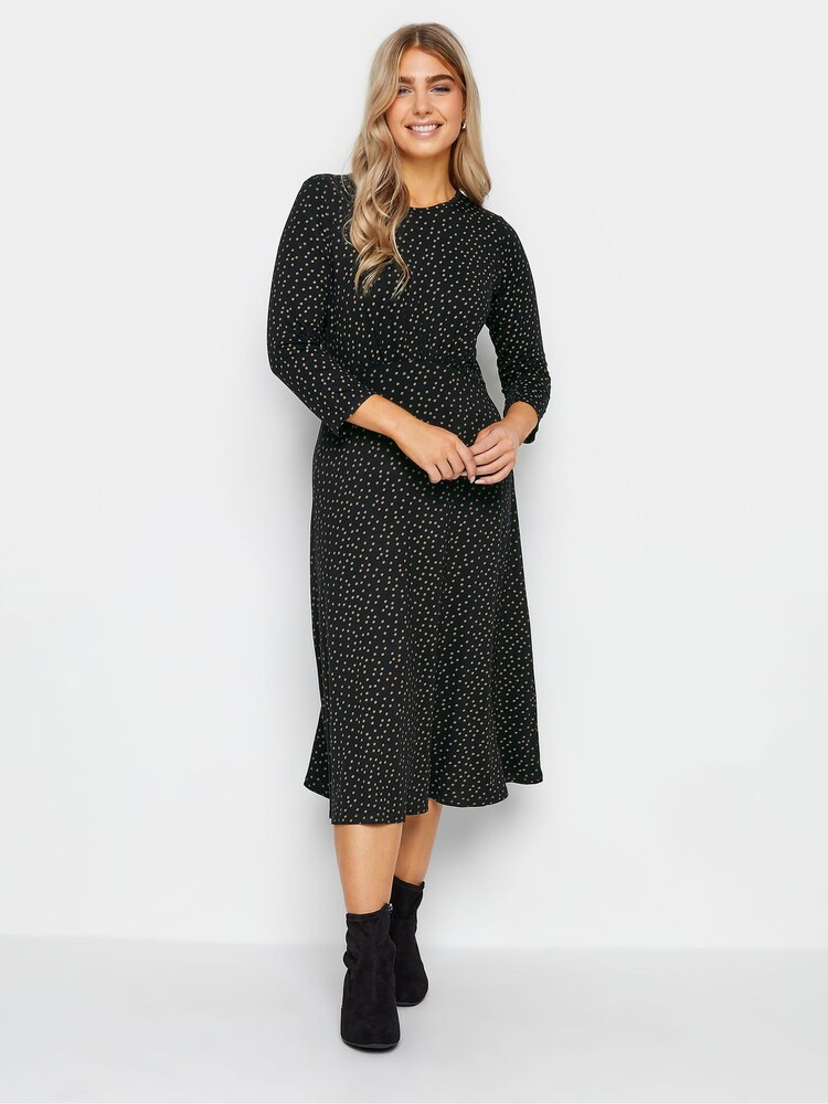 M&Co Black Mocha Spot Dress - Image 1 of 4