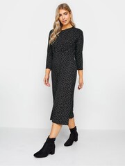 M&Co Black Mocha Spot Dress - Image 3 of 4