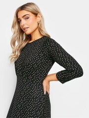 M&Co Black Mocha Spot Dress - Image 4 of 4