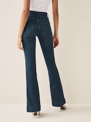 Inky Blue Lift Slim And Shape Flare Jeans - Image 2 of 8
