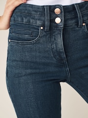 Inky Blue Lift Slim And Shape Flare Jeans - Image 5 of 8