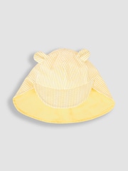 JoJo Maman Bébé Yellow Stripe Legionnaire Cap - Image 2 of 3