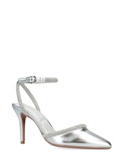 Carvela Silver Chrome Stargaze Court Shoes - Image 2 of 5