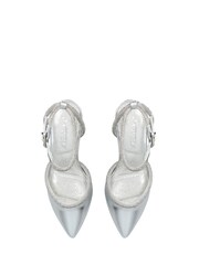 Carvela Silver Chrome Stargaze Court Shoes - Image 4 of 5