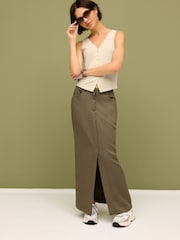 Oatmeal Sleeveless Waistcoat - Image 2 of 6