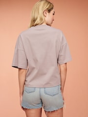 Purple Cutwork Detail T-Shirt - Image 3 of 6