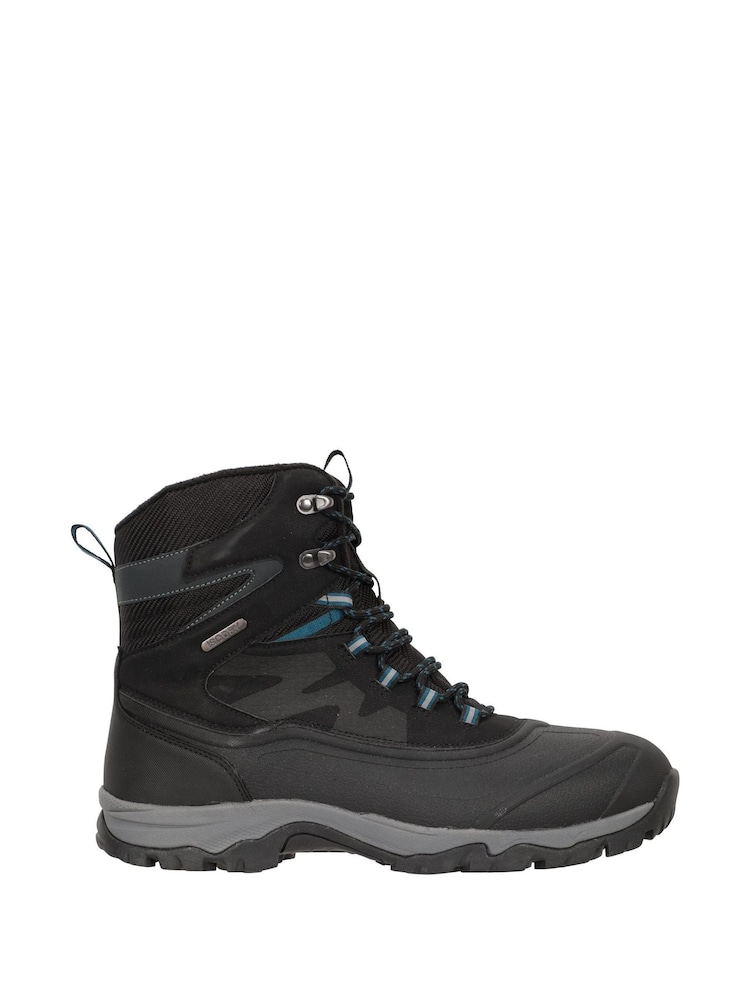 Mountain Warehouse Black Ultra Piste Basher Mens Waterproof Snow Boots - Image 1 of 6