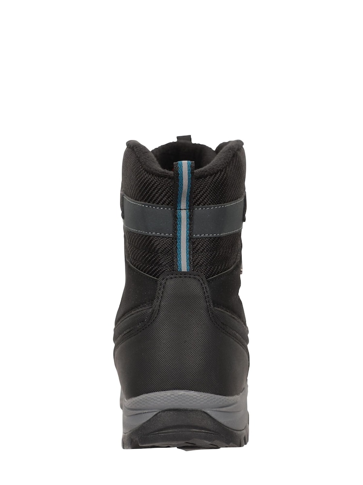 Mountain Warehouse Black Ultra Piste Basher Mens Waterproof Snow Boots - Image 6 of 6