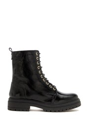 Mint Velvet Black Patent Biker Boots - Image 1 of 2