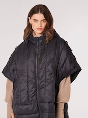 Apricot Black Light Weight Oversized Hooded Jacket - Image 4 of 6