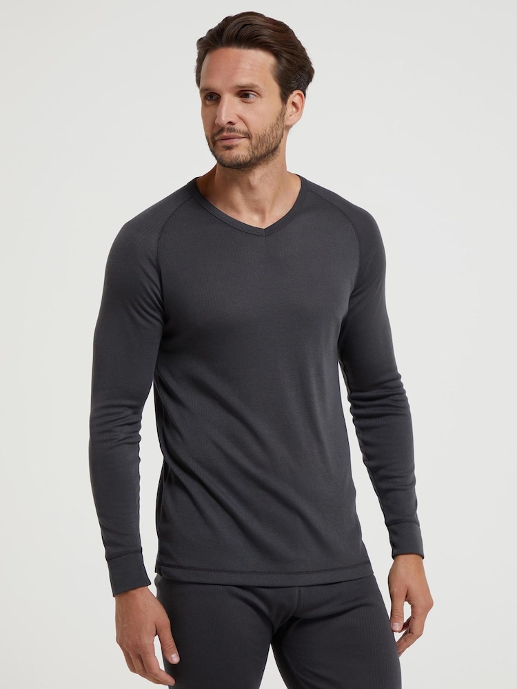 Mountain Warehouse Grey Mens Talus Thermal Top - Image 1 of 7
