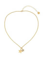 Caramel Jewellery London Gold Tone 'Starry Sky' Pavé Necklace - Image 1 of 6
