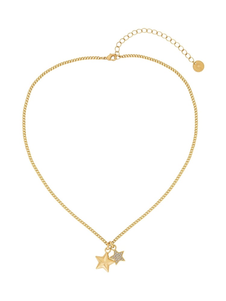 Caramel Jewellery London Gold Tone 'Starry Sky' Pavé Necklace - Image 1 of 6