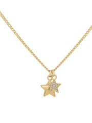 Caramel Jewellery London Gold Tone 'Starry Sky' Pavé Necklace - Image 2 of 6