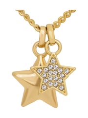 Caramel Jewellery London Gold Tone 'Starry Sky' Pavé Necklace - Image 3 of 6