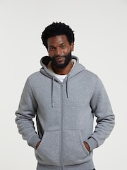 Mountain Warehouse Grey Dalton Mens Borg Lined Hoodie - Image 1 of 1