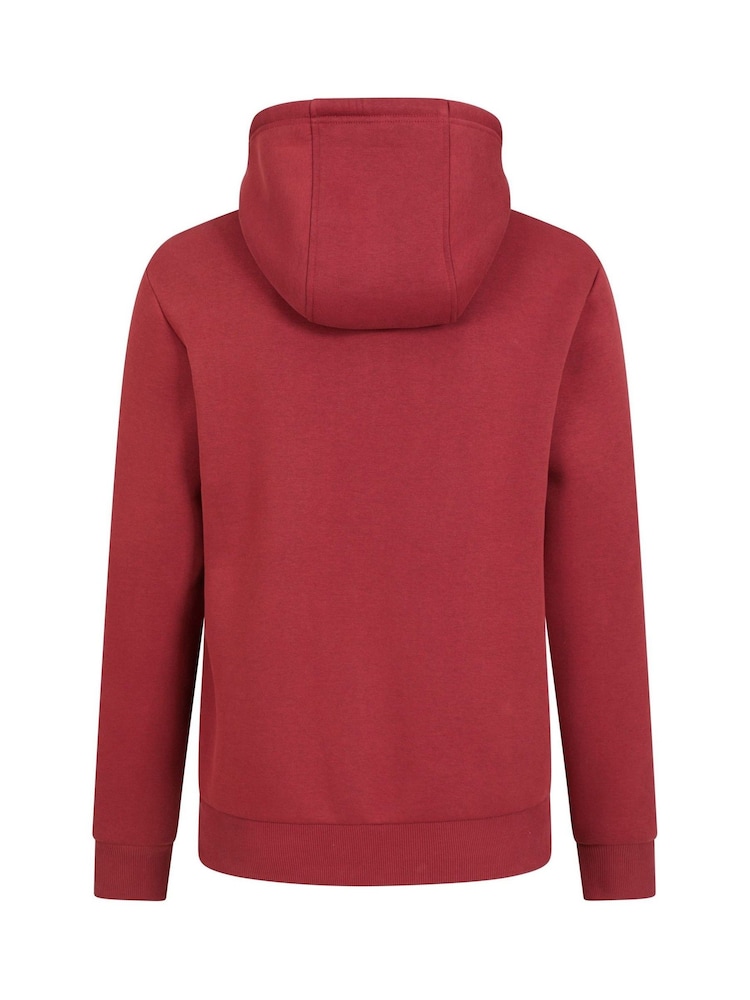 Mountain Warehouse Red Dalton Mens Borg Lined Hoodie - Image 2 of 5