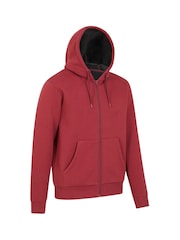 Mountain Warehouse Red Dalton Mens Borg Lined Hoodie - Image 3 of 5