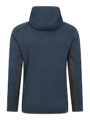 Mountain Warehouse Blue Treston Mens Hooded Fleece - Image 4 of 7