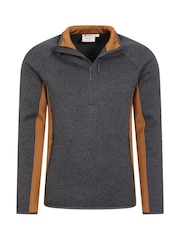 Mountain Warehouse Grey Mens Quarter Zip Fleece - Image 2 of 6