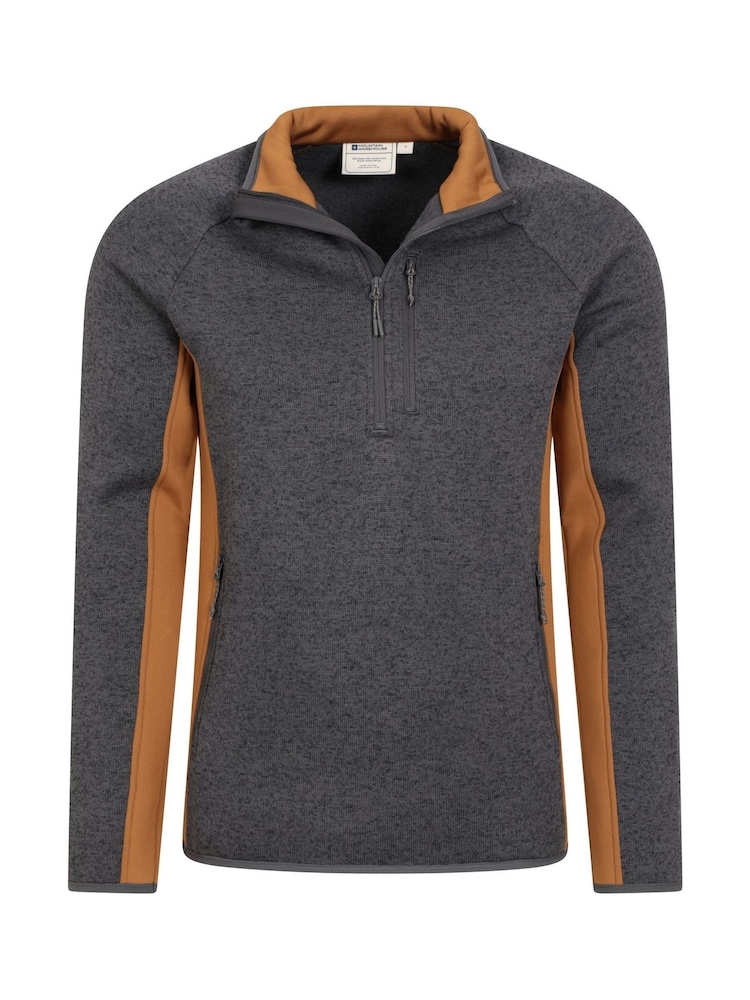 Mountain Warehouse Grey Mens Quarter Zip Fleece - Image 2 of 6