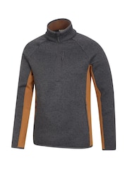 Mountain Warehouse Grey Mens Quarter Zip Fleece - Image 5 of 6