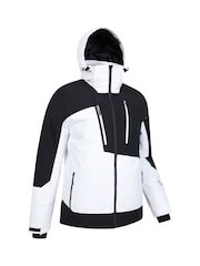 Mountain Warehouse White Mens Supernova Waterproof Ski Jacket - Image 2 of 5