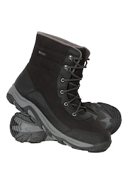Mountain Warehouse Black Fleece Lined Snow Mens Boots - Image 3 of 6