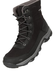 Mountain Warehouse Black Fleece Lined Snow Mens Boots - Image 4 of 6