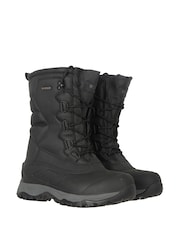 Mountain Warehouse Black Nevis Extreme Mens Waterproof Snow Boots - Image 1 of 6