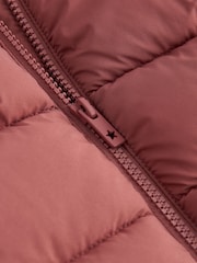 Rust Shower Resistant Fleece Lined Hooded Padded Coat (3mths-7yrs) - Image 11 of 11