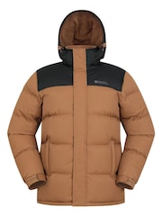 Mountain Warehouse Natural Mens Snow Padded Jacket - Image 4 of 8