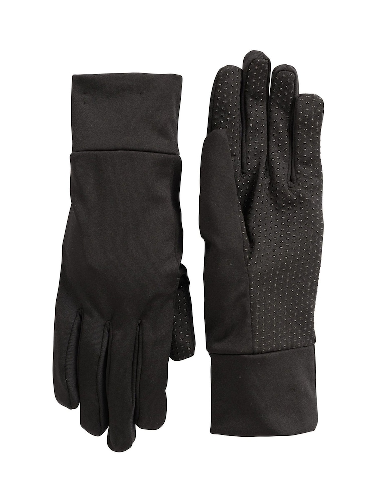 Mountain Warehouse Black Mens Grippi Lining Gloves - Image 1 of 4
