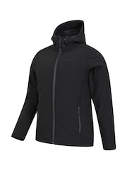 Mountain Warehouse Black Arctic II Mens Softshell Jacket - Image 3 of 6