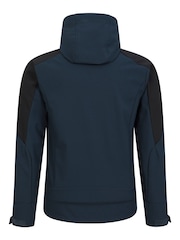 Mountain Warehouse Blue Navy Radius Mens Water-Resistant Softshell Jacket - Image 3 of 5