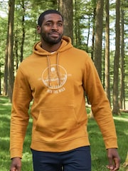 Mountain Warehouse Yellow Into The Wild Mens Hoodie - Image 1 of 6
