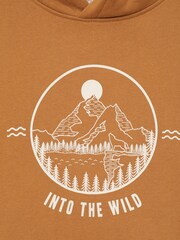 Mountain Warehouse Yellow Into The Wild Mens Hoodie - Image 6 of 6
