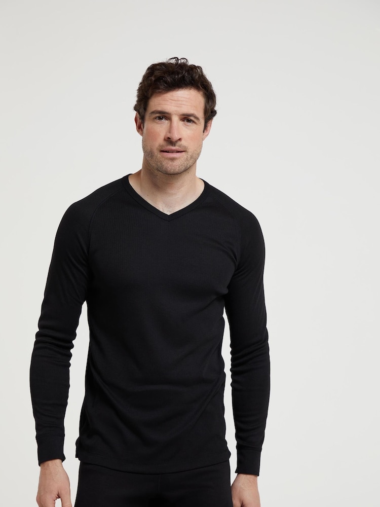 Mountain Warehouse Black Mens Talus Thermal Top - Image 1 of 5