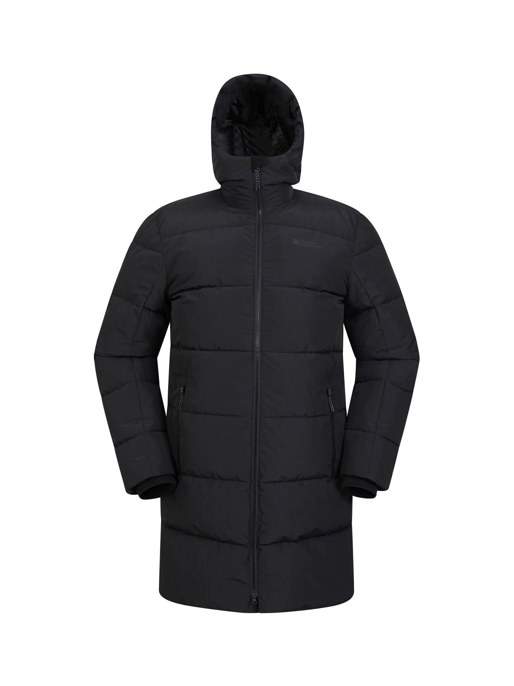 【楽ギフ_包装】 Mountain Buy Warehouse Padded Longline Mens Vortex Black ジャケット・アウター
