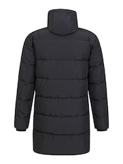 Mountain Warehouse Black Vortex Mens Longline Padded Jacket - Image 4 of 7