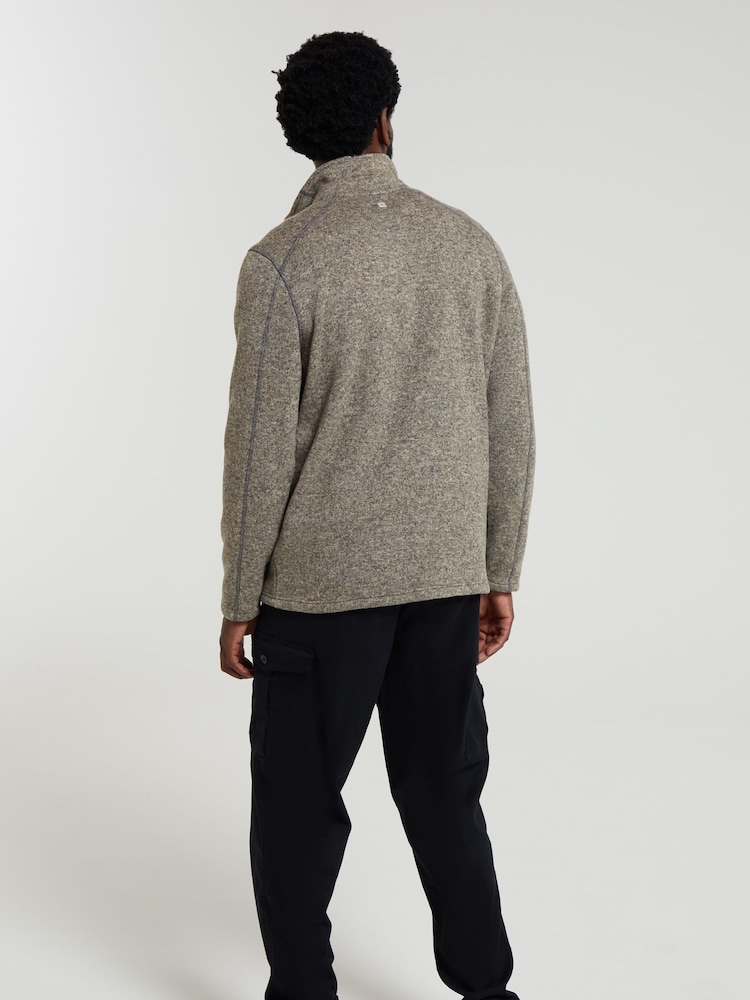 Polar con cremallera corta para hombre Idris II de Mountain Warehouse - Imagen 2 de 5
