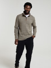 Polar con cremallera corta para hombre Idris II de Mountain Warehouse - Imagen 3 de 5