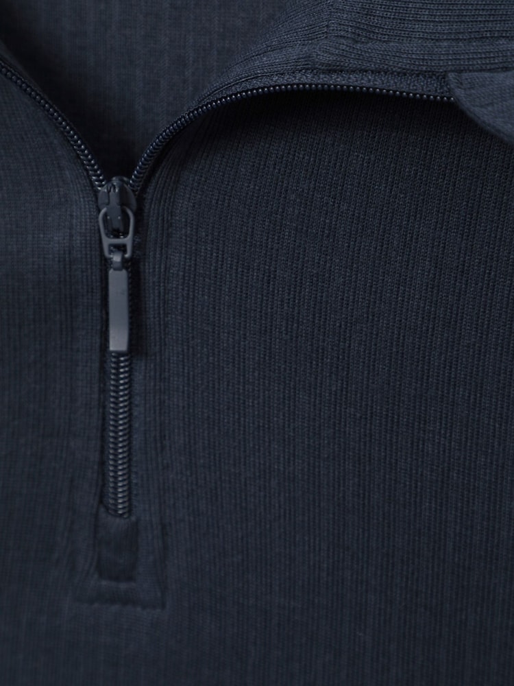 Mountain Warehouse Dark Blue Mens Talus Quarter Zip Thermal Top - Image 9 of 9