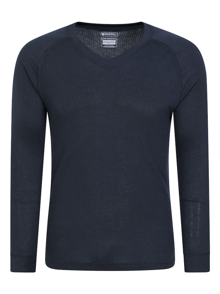Mountain Warehouse Blue Mens Talus Thermal Top - Image 1 of 4